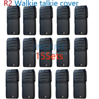 15 Sets Front Outer Case Housing Cover Shell For Motorola R2 Wakie Talkie Radio Accessories