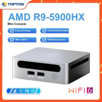 Gaming Mini PC AMD Ryzen 9 5900HX R7 7730U 5825U Windows 11 DDR4 3200MHz NVMe Mini Desktop Computer NUC 3x4K HTPC WiFi6 BT5.2