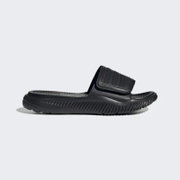 【adidas 愛迪達】Alphabounce Slide 2.0 男女 涼拖鞋 運動 休閒 彈力 避震 黑(GY9416)