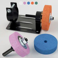 Mini belt grinder 9.9 grinder Bench grinder small household grinder grinding wheel superfine sand wheel stone support conversion