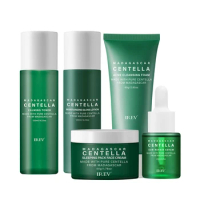 Original Centella facial cleanser 5-piece set, essence toner, cream cream, moisturizing, hydrating products for all skin types