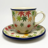 【SOLO 波蘭陶】CA 波蘭陶 250ML 花茶杯盤組 彩楓系列 CERAMIKA ARTYSTYCZNA