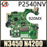 P2540NV Notebook Mainboard For ASUS P2540 PRO PORO554N P2540N Laptop Motherboard CPU N3350/N3450 N4200 920MX-2G