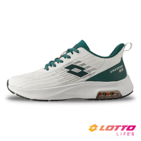 【LOTTO 義大利】童鞋 SPEEDRIDE 601 氣墊跑鞋(白/綠-LT3AKR8529)