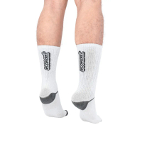 Ecordie \ RODEO-2 \" Socks kaos kaki putih Pria Basic  Pendek Casual"