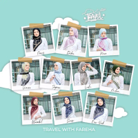 TUDUNG BAWAL FAREHA TRAVEL EDITION MATERIAL COTTON BAWAL CHANELLA Cotton