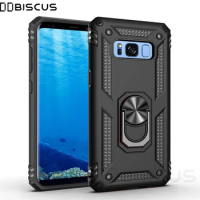 For Samsung S8 Cases Luxury Armor Soft Shockproof Case For Samsung Galaxy S8 Plus S8 S 8 S8Plus Silicone Bumper Hard PC Cover