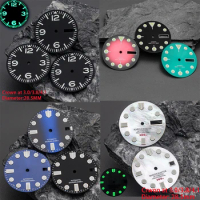 28.5mm Watch Dial Customized Trademark Logo Fit Seiko SKX007 6105 SKX009 SRPD Tuna Monster Turtle Men's Watch Seiko 7s26 NH35 36