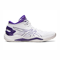 Asics Gelburst 27 [1063A066-101] 男女 籃球鞋 運動 訓練 球鞋 寬楦 避震 支撐 白紫