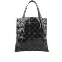 【ISSEY MIYAKE 三宅一生】BAO BAO PRISM 7X7 亮面手提包(黑色)