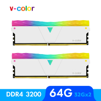 v-color 全何 Prism Pro RGB DDR4 3200 64GB kit 32GBx2(桌上型超頻記憶體)