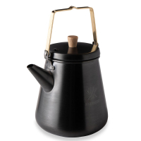 日本代購 空運 Fireside 29053 不鏽鋼 水壺 茶壺 1L 黑色 露營 野營 復古 日本製 老奶奶壺