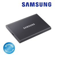 SAMSUNG 三星T7 500G USB 3.2 Gen 2移動固態硬碟 鈦金灰 (MU-PC500T/WW)