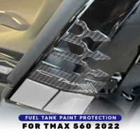 For yamaha tmax 560 2022 Flank fairing Sticker 3D Tank pad Stickers Oil Gas Protector Cover Decoration