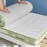 latex sponge filling Mattress Tatami Floor mat Foldable Slow rebound Cover Bedspreads 4/8cm thickness King Twin Queen Size