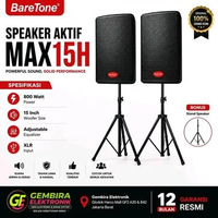 SPEAKER AKTIF BARETONE MAX 15H MAX15H ORIGINAL 15 INCH 1600 WATT