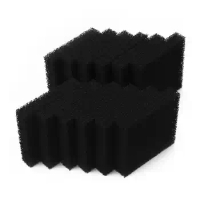 12PCS Compatible Carbon Aquarium Filter Sponge Fit for Juwel Compact / Bioflow 3.0