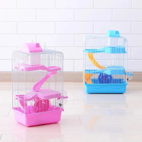 ACCURACY Luxury Three Layer Hamster Cage Pet House Portable Small Pets House Chinchilla Hamster Hous