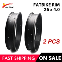 No Return No Refund 2 PCS Rim 26" x 4.0 Fat Tire Bike 80mm Width Black 36 Holes 12G Spoke Spare Part