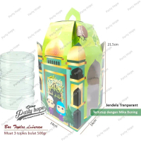 kotak parsel Idul Fitri / toples Box Lebaran Packaging Hampers lebaran