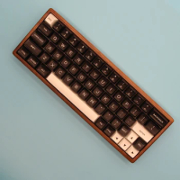 Wooden Mechanical Keyboard Whole Walnut CNC GH60 Case Compatible Wooting 60he Replace Case