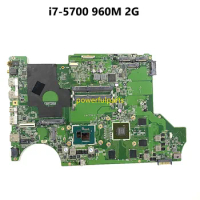 MS-16J21 Motherboard For Msi GE62 PE70 2QD Laptop Mainboard i7-5700u Cpu Gtx960m 2G Graphic Tested Ok