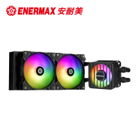 【ENERMAX 安耐美】風晶凌 LIQMAXFLO 240 ARGB 38mm厚排 CPU水冷散熱器 ELC-LMF240T-ARGB