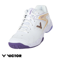 VICTOR 勝利體育 羽球鞋 羽毛球鞋 寬楦(P9200TD AJ 白/自由紫)