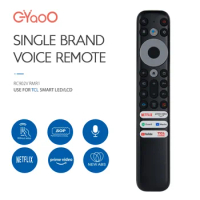 RC902V FMR1 Voice Remote Control For TCL 8K Qled Smart TV Voice Remoto 50P725G 55C728 75C728 X925PRO 65X925 iFFALCON 75H720