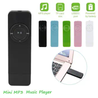 Portable Walkman Mini USB 2.0 Sport U Disk Mp3 Music Player Maximum Support 32GB TF Card FM Radio MP3 Player