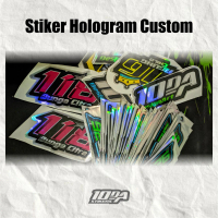 Stiker Hologram Custom Nama Stiker Racing car