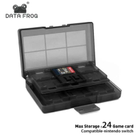 DATA FROG 24 In 1 Portable Game Cards Case Compatible-Nintendo Switch Game Memory SD Card Holder For Switch Lite Accessories