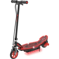 Children's Scooter for Kids 8+ Kickboard Power Core E90 Electric Scooter with Hub Motor Push-Button Throttle Scooters Cycling