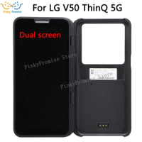 For LG V50 LCD Display Touch Screen Digitizer Assembly Secondary Dual Screen For LG V50 ThinQ 5G LMV500EM lcd with frame