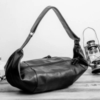sesuai untuk perjalanan sling  bag waterproof men Selempang puffer  bag bag  canvas  lelaki Crossbod