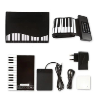 flexible keyboard piano 88 key digital MIDI roll up piano musical instruments