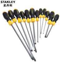 Pemegang Plastik Siri B, Pemutar Skru Kepala Rata, Stanley, 60-817-23, Saiz 3x75mm, Sesuai untuk Pem