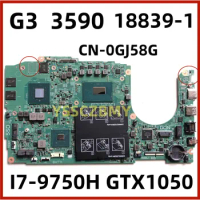 18839-1 For DELL G3 15 3590 Notebook Mainboard SELEK N17P MB CN-0MFHW7 0MFHW7 MFHW7 0GJ58G GJ58G DDR4 Laptop Motherboard Test