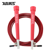 AOLIKES NEW Steel Wire Skipping Skip Adjustable Jump Rope Fitnesss Equipment Exercise Workout 3 Meters
