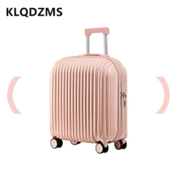 KLQDZMS 20"22 Inch New Suitcase Ultra-light Small Trolley Case Universal Boarding Box Students with Wheels Rolling Luggage