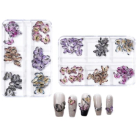 1Set 3D Butterfly Nails Charm for Nails Nails Rhinestones Accessories Nails Decorations Nails Art Embellishment