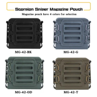 Outdoor Magazine Pouches Molle System Magazine Pouch Military Pistol Fast Mag Holster Belt-Clip Scorpion Sniper Rifle Mag Case