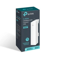 TP-LINK CPE210 Outdoor 2.4GHz 300Mbps Repeater Wireless Access Point CPE 9dBi Antenna TPLink