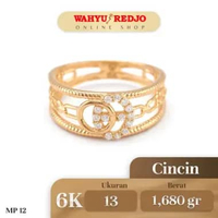 Cincin Emas Kadar 6K Wahyu Redjo CC-6K 30011776
