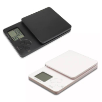 Coffee Scale with Timer 0.1g High Kitchen Scale Drip Espresso Scale 6.6lbs/3kg Drip Espresso Coffee Scale Dropshipping