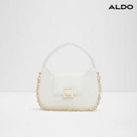 【ALDO】ELLERY-典雅氣質墬鍊款手提斜背包(白色)