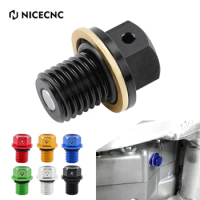 NICECNC M12xP1.5 Oil Drain Plug Bolt Screw For Kawasaki NINJA 250 300 400 500 1000 Z 800 900 1000 ZX ZR ZZR VERSYS KLX125 KLX110