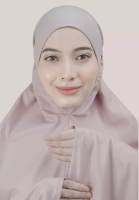 SITI KHADIJAH Siti Khadijah Telekung Harmony Flair Hanami in Blush Pink