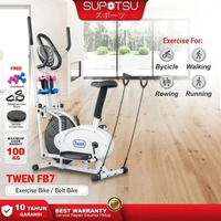 Elliptical Bike Twen FB7 New racer Cross Trainer Orbitrack Orbitrac Alat Fitness FB7 Putih 2 Tahun