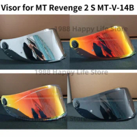 Helmet visor for MT Revenge 2 S MT-V-14B Replacement Lens Shield Glasses Goggles Windshield Full Face Helmet Part Accessories